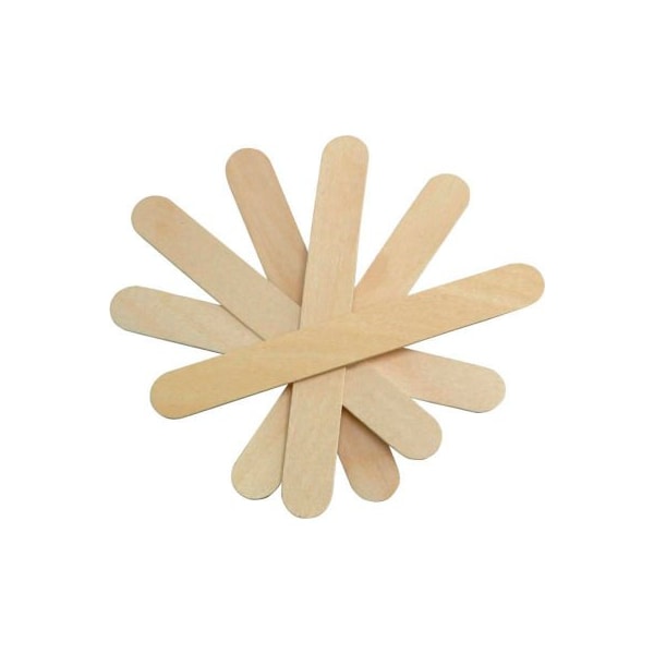 Medline Medline Non-Sterile Tongue Depressors, Wood, 5.5" Length, 500/Box MDS202070 - main
